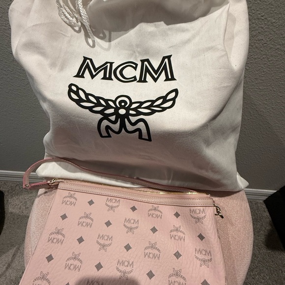 MCM powder pink tote. - Picture 11 of 17